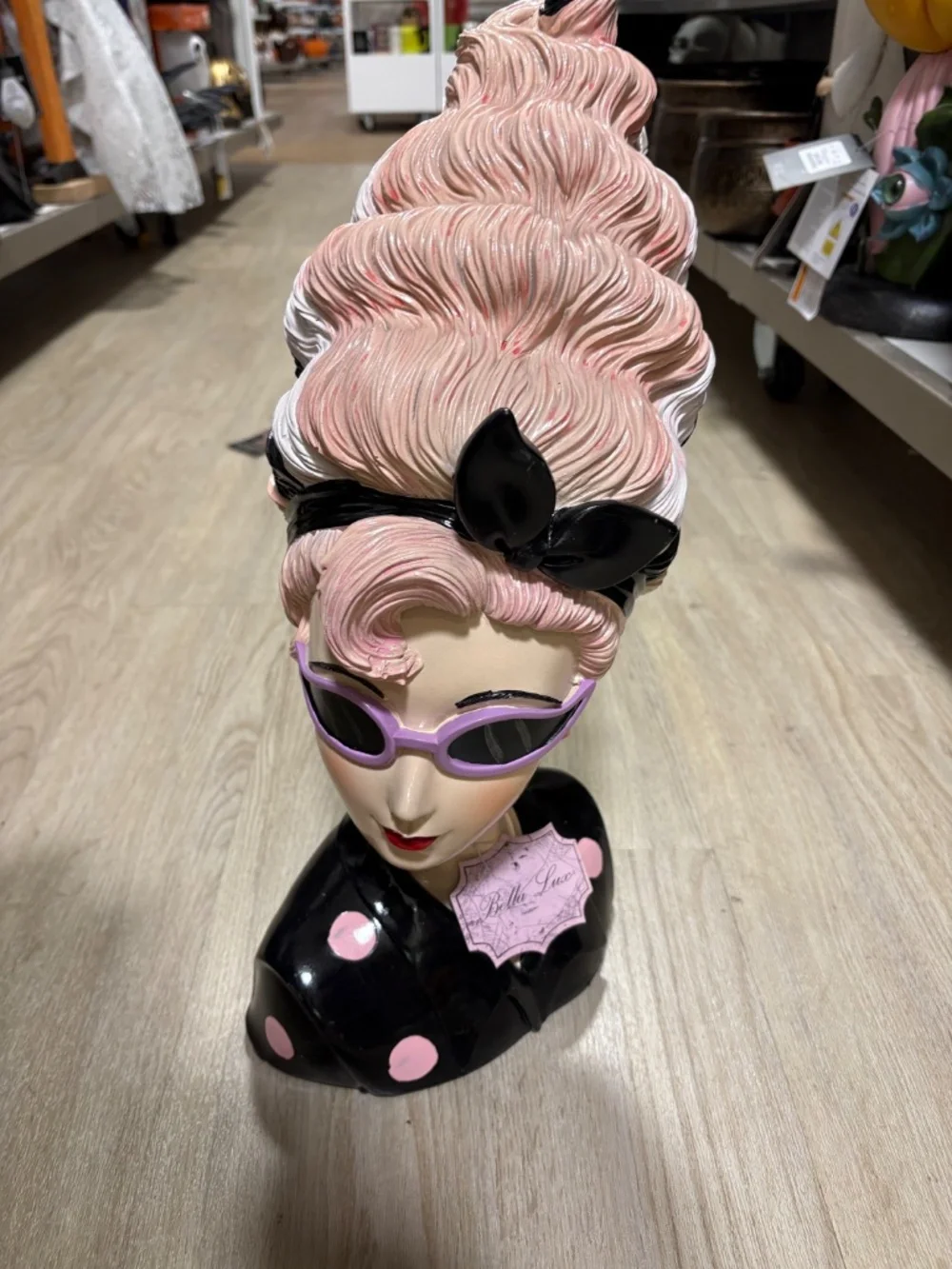 Bella Lux Bride of Frankenstein Head New With Tags
